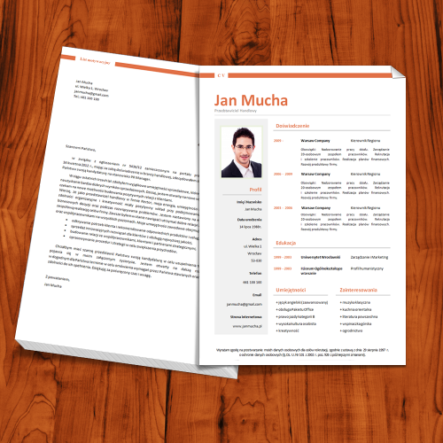 cv professional resume 500x500 Wzór CV   Professional Resume